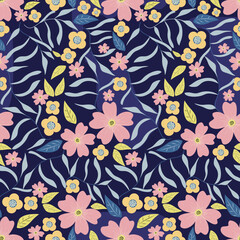 Floral Seamless Pattern. Spring collection for fashion and print. ditsy style. 