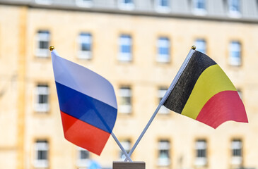Politique drapeau embleme patriote pays Russie Belgique