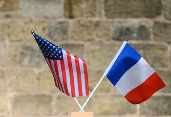 Politique drapeau embleme patriote pays Etats Unis France