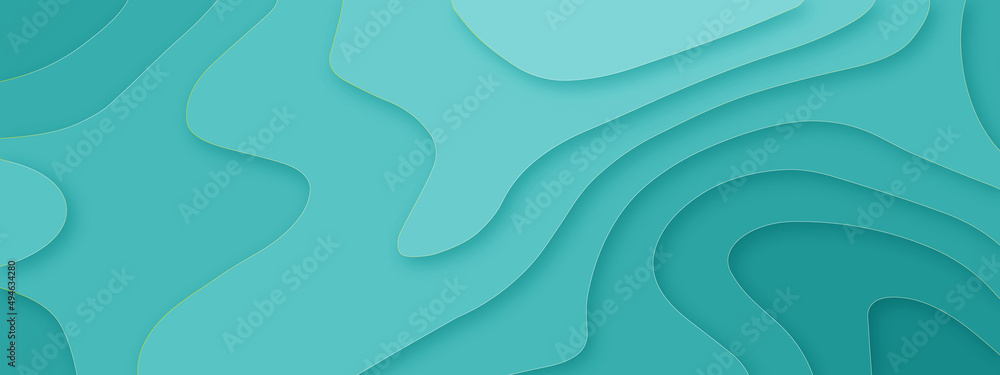 Poster trending modern abstract paper cut out background texture design. for web, wall paper, brochure and 