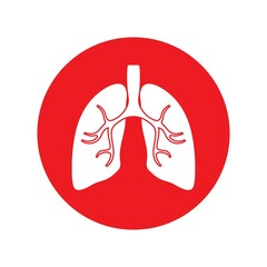 lung logo design vector for your business