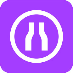 Narrow road Vector Icon Design Illustration