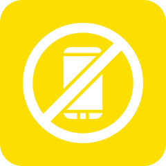 No phone Vector Icon Design Illustration