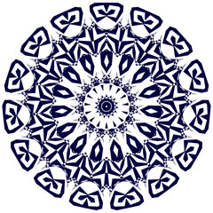 Circle ornament.