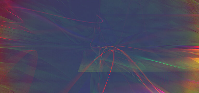 Abstract hologram lines vibrant background