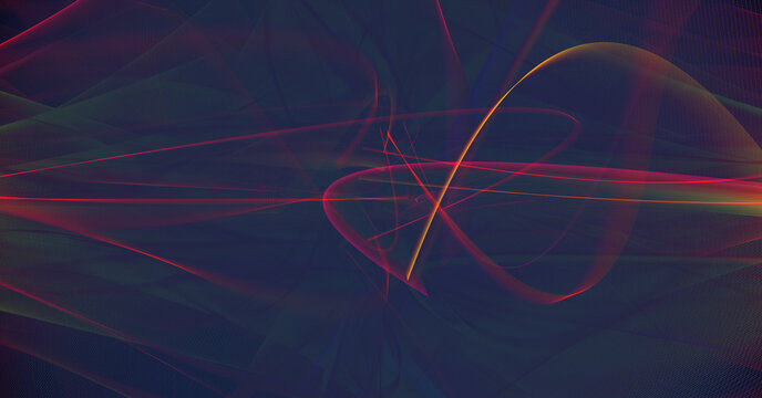 Abstract hologram lines vibrant background