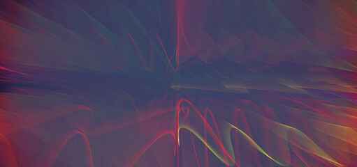 Abstract hologram lines vibrant background