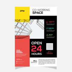 Corporate poster Layout Design Template
