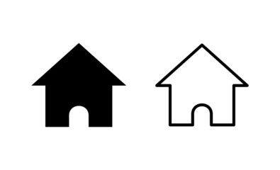 House icon vector. Home sign and symbol