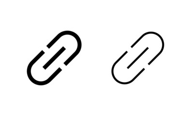Link icon vector. Hyperlink chain sign and symbol