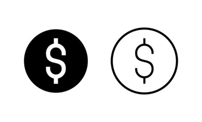 Money icon vector. Money sign and symbol