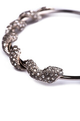 women jewelry on a white background