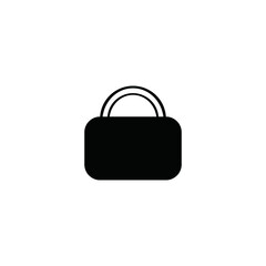 women's bag icon on a white background