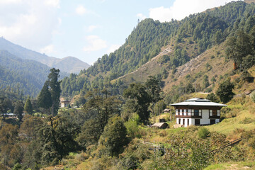 landscape in bhutan