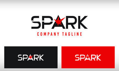 Spark business logo concept