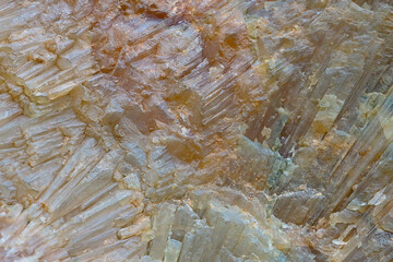 Close-up of salt ores, background of materials.