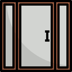 Mirror door icon