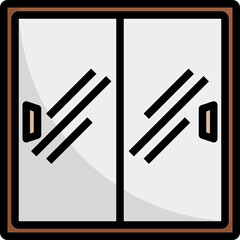 Slide door icon