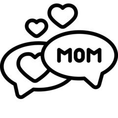 chat line icon
