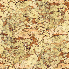 Natural cork texture. Seamless pattern. 