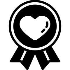 medal solid line icon