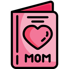 greeting card Two Tone icon