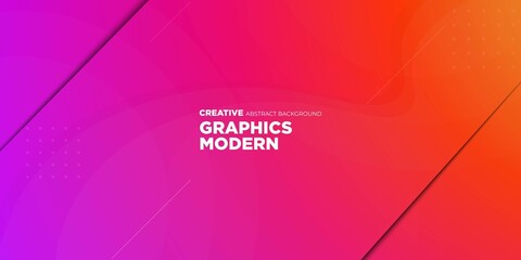 Modern Futuristic Wave Style With Geometric Design, Shapes. For Elegant Pattern Cover Book. Vector Illustration with pink orange purple Color Gradient.3d look.Eps10 vector