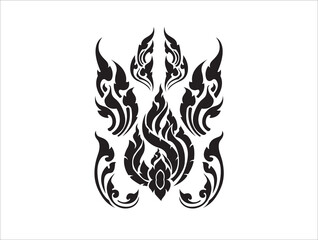 Thai graphic painting, Thai style, Thai art