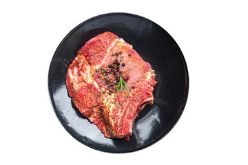 meat raw steak pork beef fresh meal food diet snack on the table copy space food background 