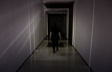 Fototapeta premium Interior hospital corridor