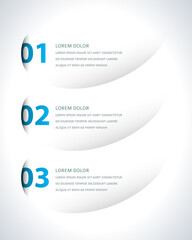 Clouds infographic with figures vector banner. White volumetric statistical blob templates with chart blue numbers. Creative design for statistical navigation and advertising business information.