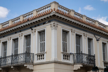 facade of a traditional european building