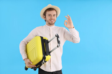 Concept of people with attractive young man