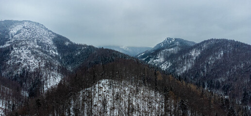 Winter Mountains - obrazy, fototapety, plakaty