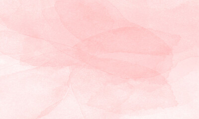 Pink watercolor wet wash splash background. Template for birthday, banner, wedding, it's a girl card, mother's day and much more.