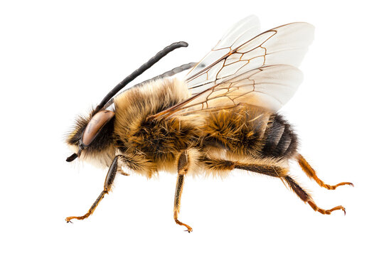 Bee species Eucera longicornis common name Solitary miner bee