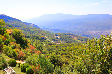 Fototapeta na wymiar Landscape near Ostrog monastery, Montenegro