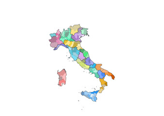 Mappa province Italia