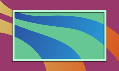 abstract background vector, colorful waves