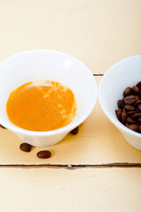 espresso cofee and beans