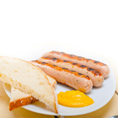 traditional German wurstel sausages