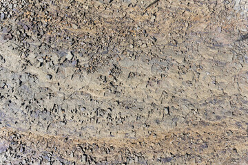 The rocks are colorful rock formations that have been deposited over hundreds of years. Background and texture.