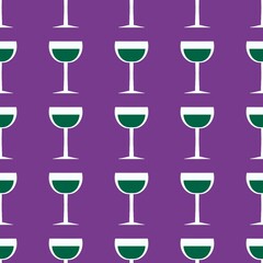 Seamless pattern with glass with wine for fabrics and textiles and linens and gifts and cards and kitchen