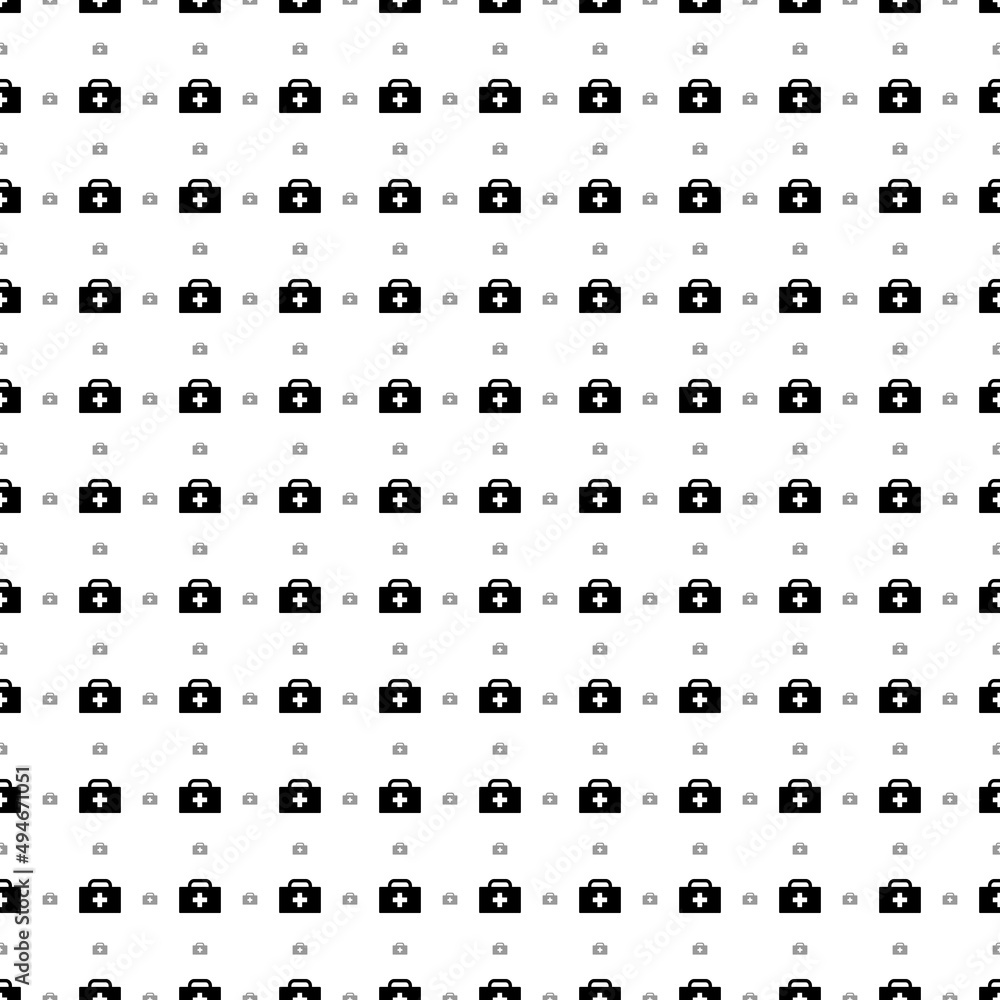 Poster square seamless background pattern from geometric shapes are different sizes and opacity. the patter