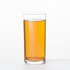 Simple glass of yellow juice