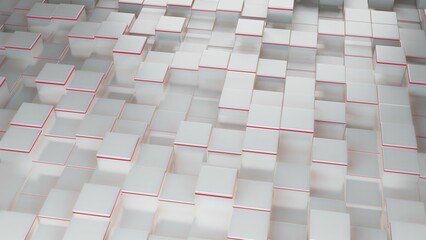 abstract background with cubes 4k