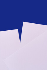 bicolor lavender and blue background with copy space.