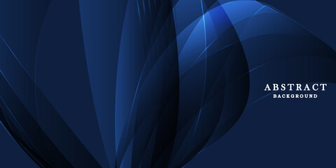 Modern dark blue background vector design