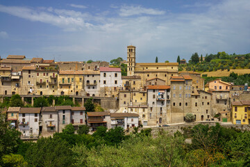 Fototapeta na wymiar Tarano, old village in Rieti province, Italy