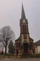 Fototapeta na wymiar Kirche in Hörschel an der Werra (Beginn des Rennsteigs)